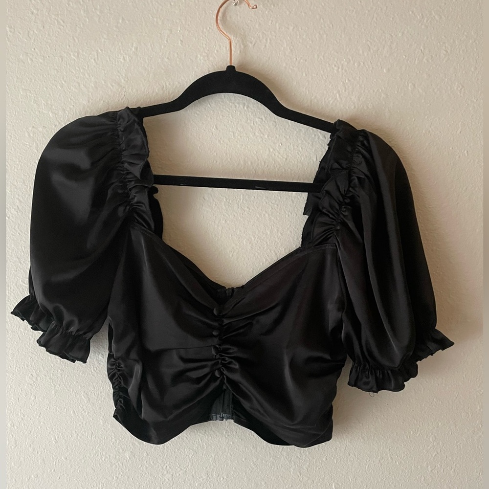 Black corset top